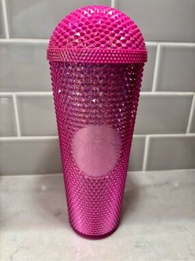 Starbucks Hot Pink Studded Tumbler